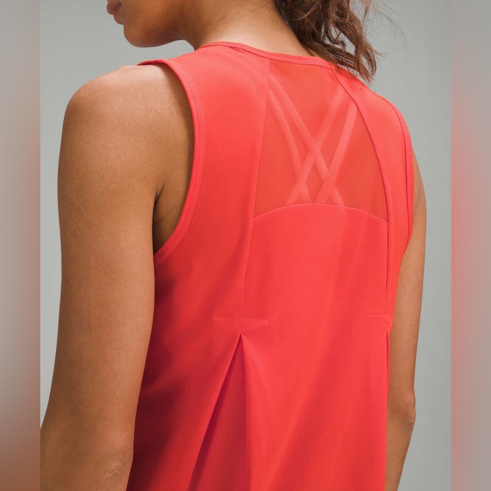 Lululemon Sculpt Tank Top in Solar Orange Sz 8 - Picture 3 of 11